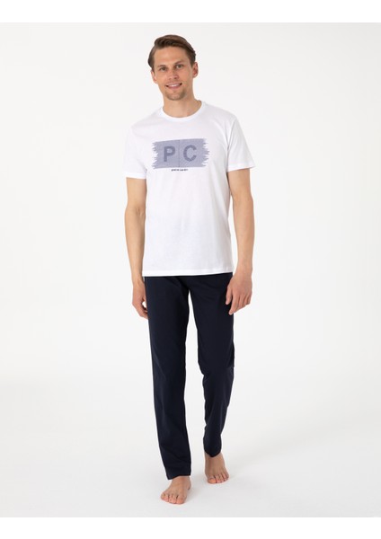 Erkek Beyaz Kısakol Pijama Takımı 50314417-600