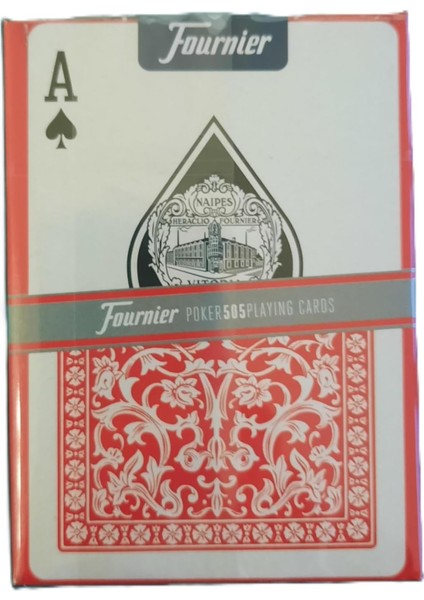 Fournier Poker Oyun Kartları Nº 505, Standard Endeks-Kırmızı fırsatları