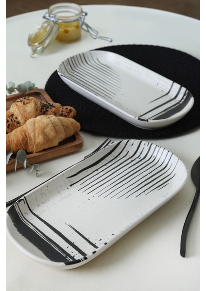 Shadowy Noyan Kayık Tabak 28 cm 2 Adet 21784 fiyatları