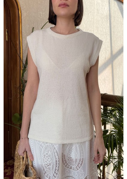 Orj Triko Süveter- Ekru fiyatları