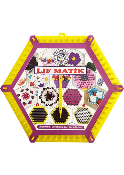 Altıgen Lif Matik Lif Yapım Aparatı Sarı Renk