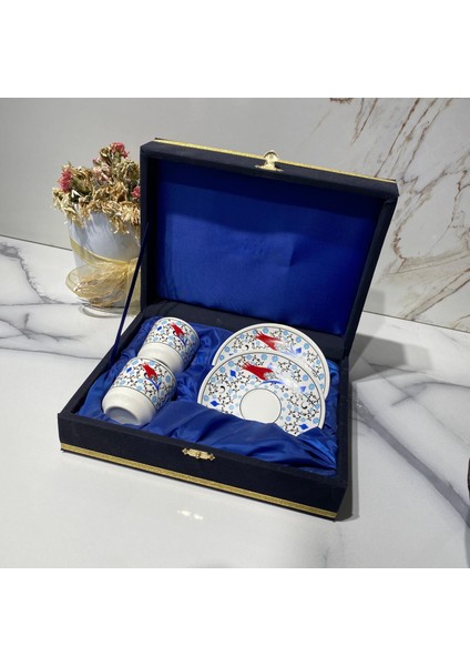 Kadife Kutulu Haliç 2'li Kahve Fincan Takımı fiyatları