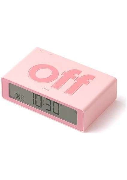 Flip Mini Şarj Edilebilir Alarm Saat Pembe modelleri