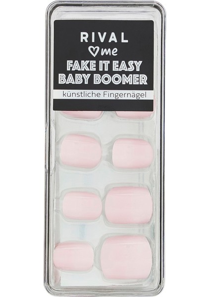 Takma Tırnak No.02 Baby Boomer Fake It Easy 24 Adet