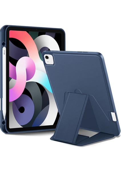 Apple iPad Air 4.5.nesil 10.9 Inç 2020 2022 Uyumlu Standlı Kalem Yuvalı Darbe Korumalı Armor Kılıf