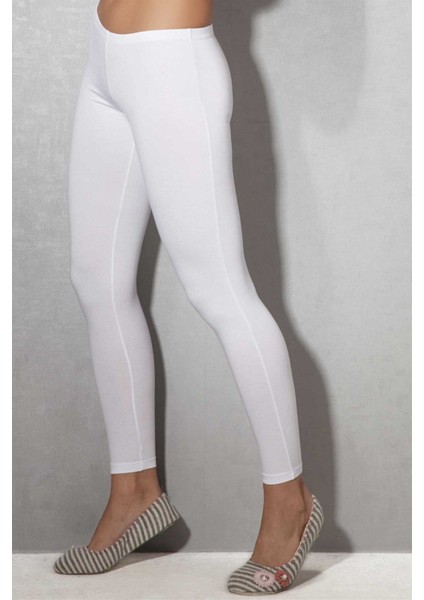 Kadın Modal Örme Uzun Paça Tayt 8012