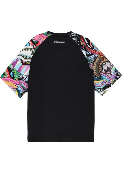 All The Shark Raglan Over T-Shirt, %100 Pamuk, 230 Gr/m² Amerikan Jarse