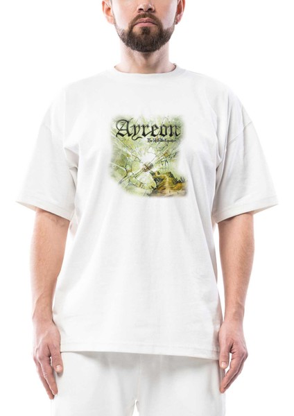 Ayreon The Human Equation Oversize Beyaz Tişört Oversize Beyaz Tişört