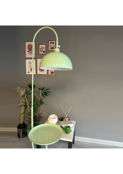 Mint Lambader Hareketli Başlık Sehpalı Modern Dekoratif Metal Oturma Odası Çalışma Odası