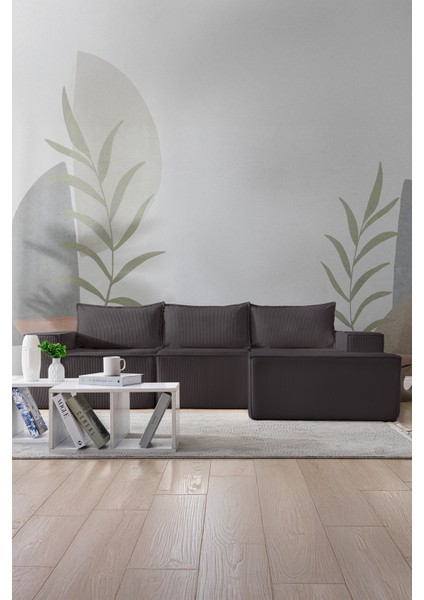 Puzzle Koltuk Tamamen Sünger Minimalist 4 Lü Koltuk