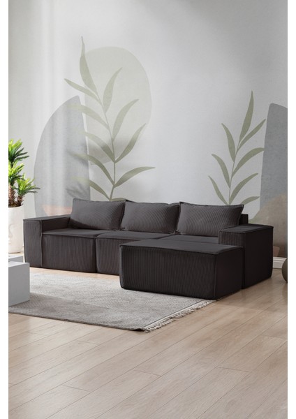 Puzzle Koltuk Tamamen Sünger Minimalist 4 Lü Koltuk