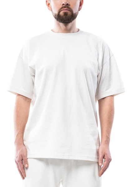 Moon Knight Logo Oversize Beyaz Tişört Oversize Beyaz Tişört fiyatları