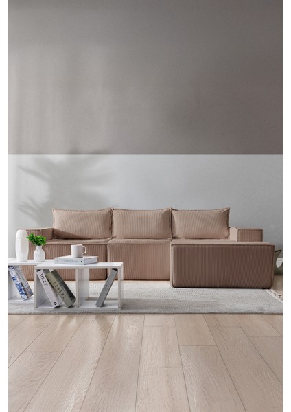 Puzzle Koltuk Tamamen Sünger Minimalist 4 Lü Koltuk