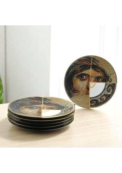 Zeugma 6'lı Pasta Tabağı