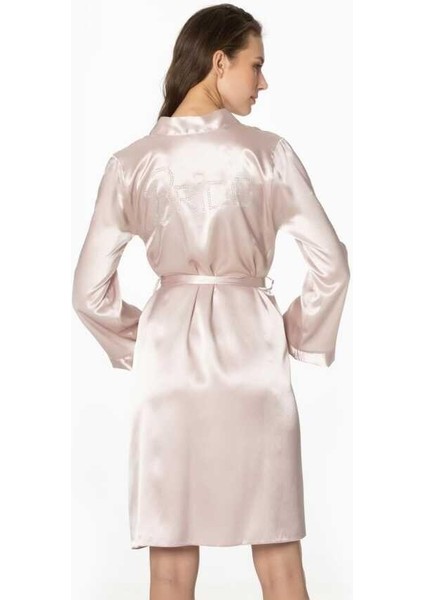 Saten Taşlı Bride Gelin Sabahlık 1000 fırsatları