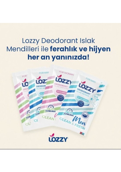 Erkekler Için Deodorant Mendilleri -Okyanus Kokulu - Doğal ve Etkili Vegan Içerikler - Alüminyumsuz - Plastiksiz - Ph Dengeli - Hipoalerjenik - 30'lu Paketi fırsatları