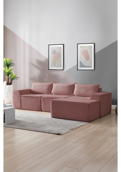 Puzzle Koltuk Tamamen Sünger Minimalist 4 Lü Koltuk