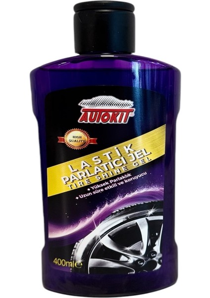Oto Araç Lastik Parlatıcı Jel 400ML
