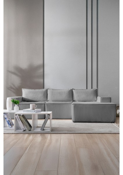 Puzzle Koltuk Tamamen Sünger Minimalist 4 Lü Koltuk