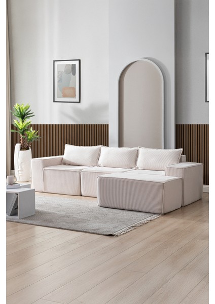 Puzzle Koltuk Tamamen Sünger Minimalist 4 Lü Koltuk