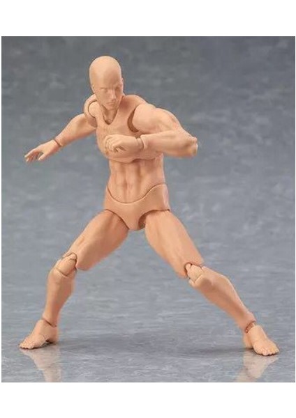 Boyama Vücut Figma Gençlik Versiyonu 2.0 Vücut El Modeli Cilt Gümüş Gri Erkek ve Kadın Hareketli Model (Yurt Dışından)