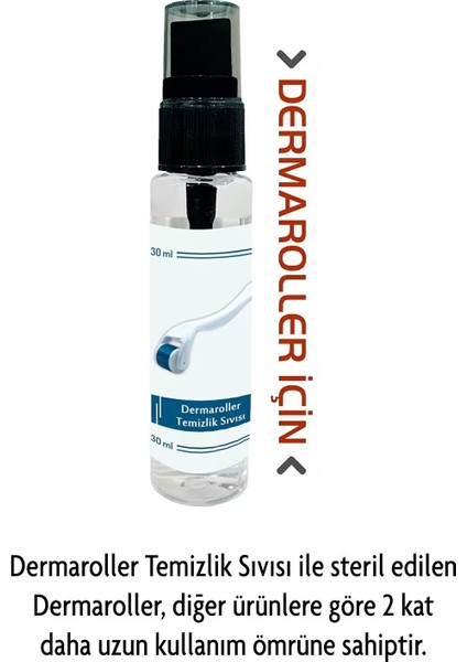 Dermaroller Titanyum 540 İğneli Saç Yüz Vücut Derma Roller