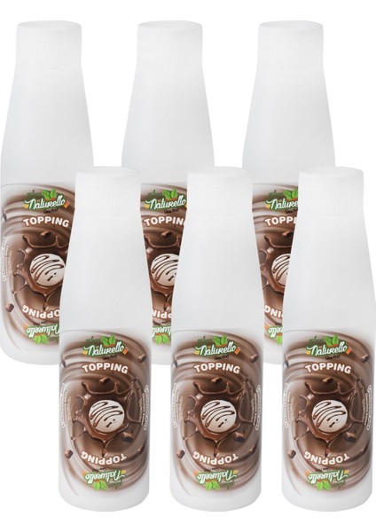 Naturello Çikolatalı Topping Sos 1000 gr x 6lı Koli
