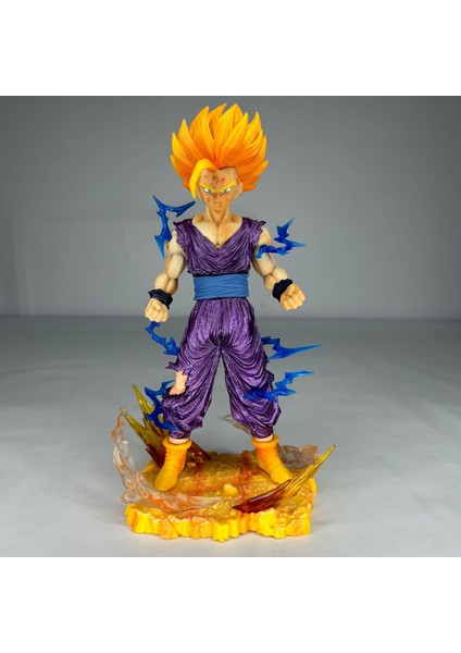 Yedi Dragon Ball Süper Saiyan Süper Iki Güneş Gohan Akını Oyun Kolu Modeli Süsler Heykel Hediyeler (Yurt Dışından)