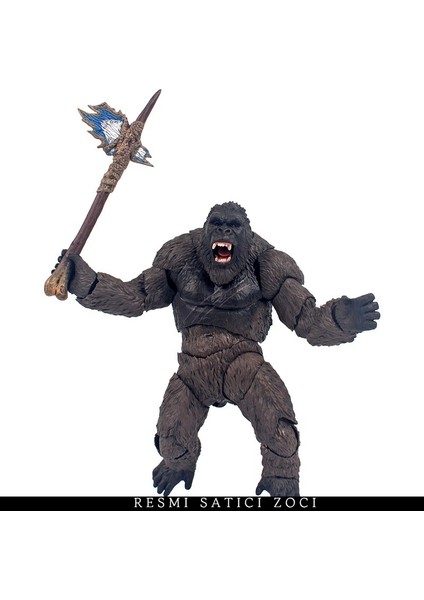 King Kong Vs Godzilla Film Versiyonu King Kong Oyuncak Modeli King Kong Kafatası Adası Goril Figürü (Yurt Dışından) fiyatları