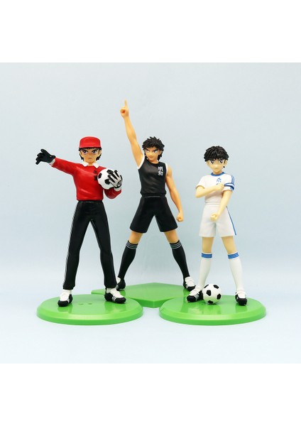 Kaptan Tsubasa Doll Ozora Tsubasa Wakabayashi Genzo Hyuga Kojiro Anime Figürü Kaptan Tsubasa Süsler (Yurt Dışından)