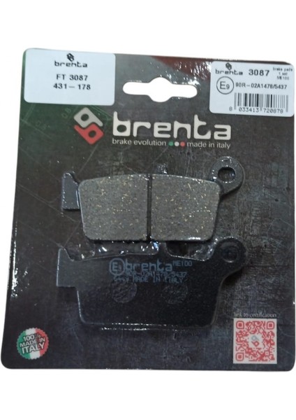 Gas Gas Ec Hobby 200CC 2007-16 Arka Fren Balatası Organik