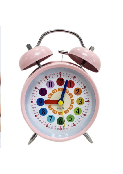 Boy Dekoratif Büyük Masa Üstü Çalar Saat Pembe