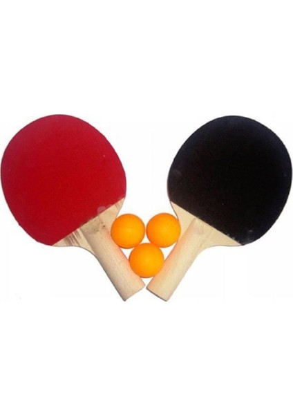 Masa Tenisi Raket Seti ( 2 Raket + 3 Top) indirimleri