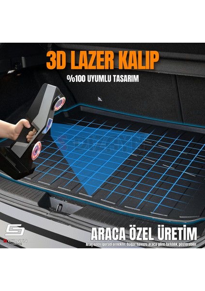 Vw T-Cross 3D Pro Bagaj Havuzu 2022 Üzeri A+ Kalite