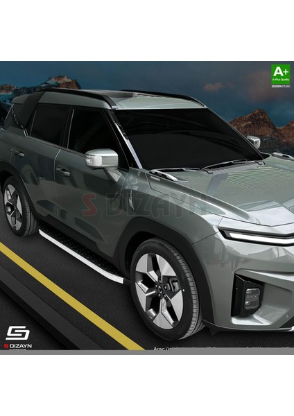Peugeot 3008 3 Hybrid Evo Aluminyum Yan Basamak 183 cm 2024 Üzeri A+ Kalite