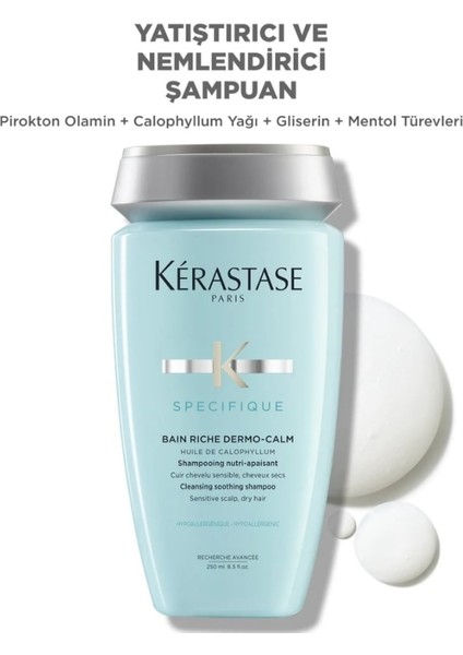 Specifique Bain Dermocalm Riche Kuru Saç Derisi İçin Şampuan 250 ml