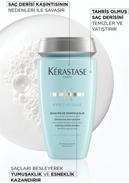 Specifique Bain Dermocalm Riche Kuru Saç Derisi İçin Şampuan 250 ml