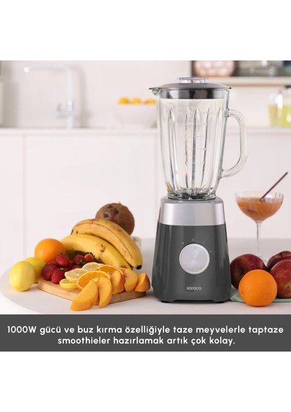 Multiblend Smoothie Blender Gri 1000W