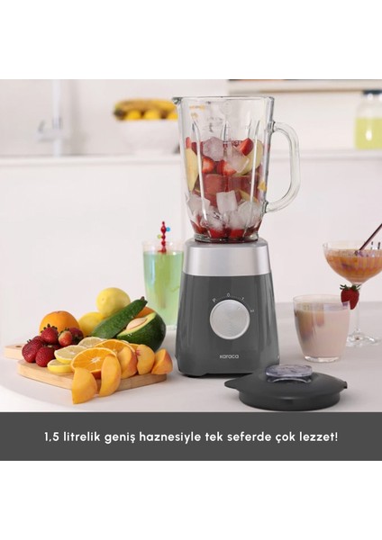 Multiblend Smoothie Blender Gri 1000W