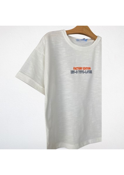 La Ciel Paris "factory Edition" Baskılı Tişört ve Çizgili Pantolon Takım modelleri