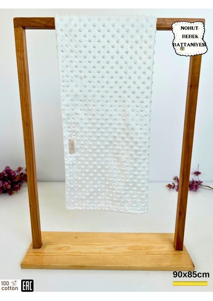 Nohut Kız / Erkek Bebek Battaniyesi Kundağı Çift Katlı %100 Pamuklu Çok Amaçlı Örtü 90X85CM modelleri