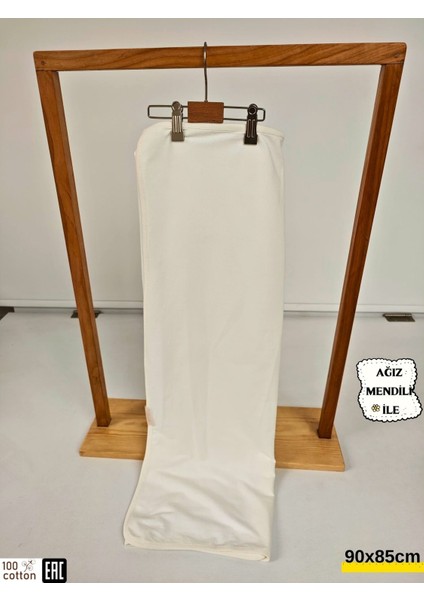 Ekru Tek Katlı Bebek Battaniyesi Doğal Organik Uyku Kundağı %100 Pamuklu Çok Amaçlı Örtü 90X85CM fırsatları