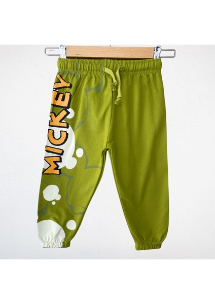 Mickey Mouse Baskılı Tişört ve Eşofman Altı Takımı modelleri