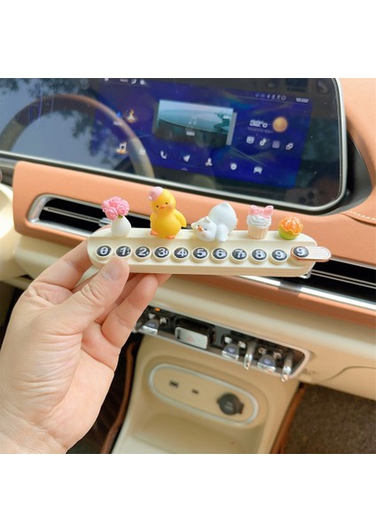 Araba Plakasını Çıkarın Arabadaki Gizli Aromaterapi Telefon Numarası Plakası Yaratıcı Araba Plakasını Taşıyın Geçici Park Araba Kullanımı (Yurt Dışından)