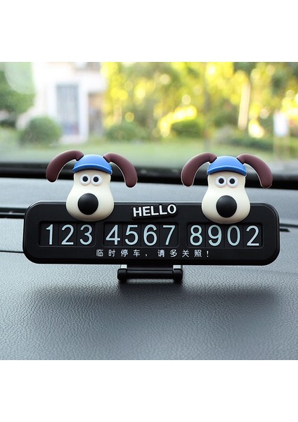Geçici Araba Plakası Araba Cep Telefonu Numarası Plakası Yaratıcı Süsler Dekoratif Malzemeler (Yurt Dışından)