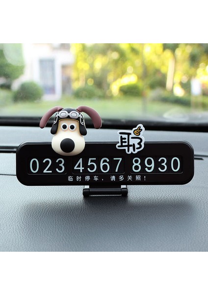Geçici Araba Plakası Araba Cep Telefonu Numarası Plakası Yaratıcı Süsler Dekoratif Malzemeler (Yurt Dışından)