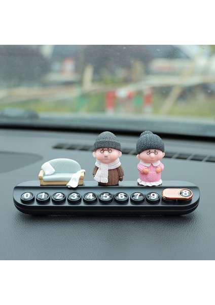 Araba Telefon Plakasını Taşımak Için Geçici Otopark Plakası Araba Gizlenebilir Cep Telefonu Numarası Plaka Dekorasyon Malzemeleri (Yurt Dışından)