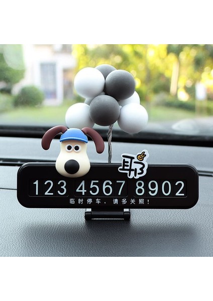 Geçici Araba Plakası Araba Cep Telefonu Numarası Plakası Yaratıcı Süsler Dekoratif Malzemeler (Yurt Dışından)