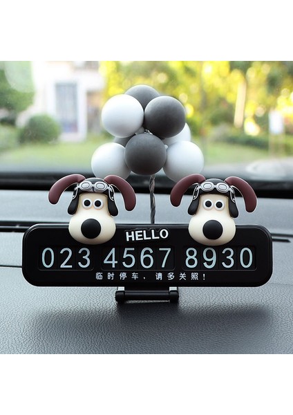 Geçici Araba Plakası Araba Cep Telefonu Numarası Plakası Yaratıcı Süsler Dekoratif Malzemeler (Yurt Dışından)