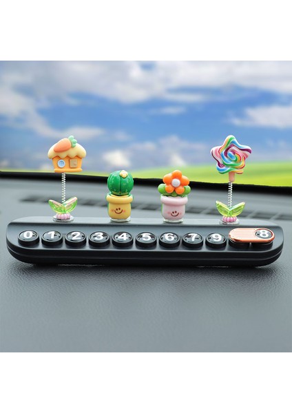 Araba Telefon Plakasını Taşımak Için Geçici Otopark Plakası Araba Gizlenebilir Cep Telefonu Numarası Plaka Dekorasyon Malzemeleri (Yurt Dışından)